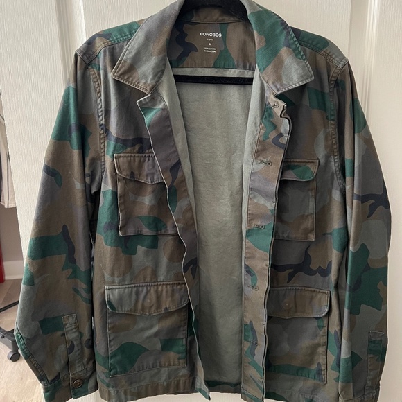 Bonobos Military Shirt Jacket - Picture 1 of 2